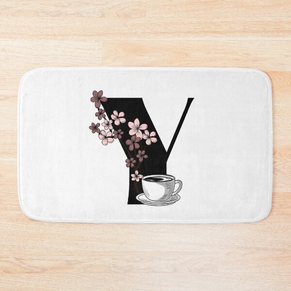 Item preview, Floral Coffee Monogram Letter Y designed and sold by Lyssarien.