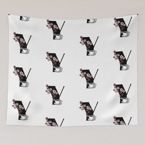 Item preview, Floral Coffee Monogram Letter Y designed and sold by Coffee Lifestyle.