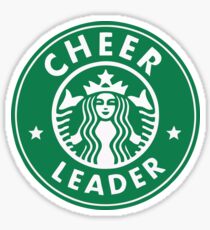 CHEERLEADER STAR BUCKS CHEER GREEN Sticker