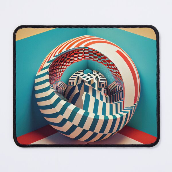 Artikelvorschau, 80s style surreal optical illusion entworfen und verkauft von ArtificialGenes.