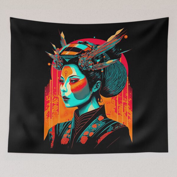 Item preview, Fantasy Carnival - A Virtual Reality Illustration of a Glamorous Asian Woman in a Mask and Costume, Set in Asia, Compatible with Oculus, HTC Vive, PlayStation, and Va designed and sold by IrisMyriel.