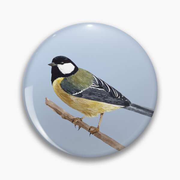 Item preview, GREAT TIT-Parus major designed and sold by BEATRIZ ABAITUA.