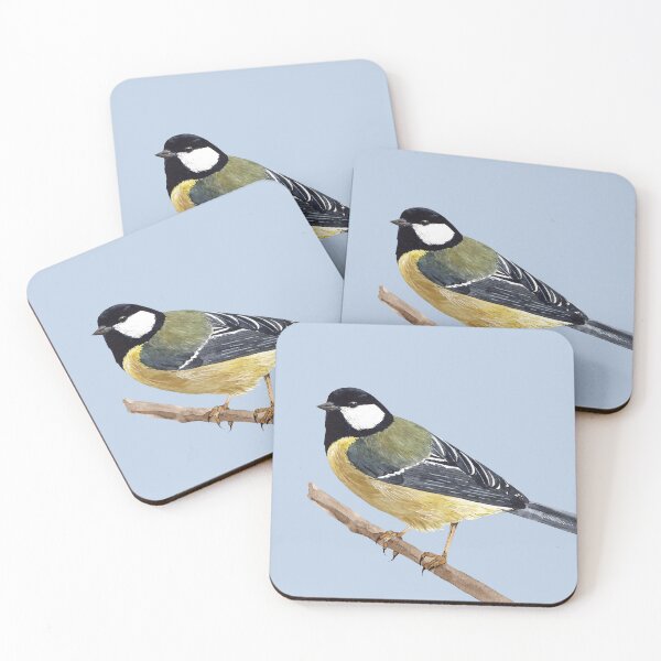 Item preview, GREAT TIT-Parus major designed and sold by BEATRIZ ABAITUA.