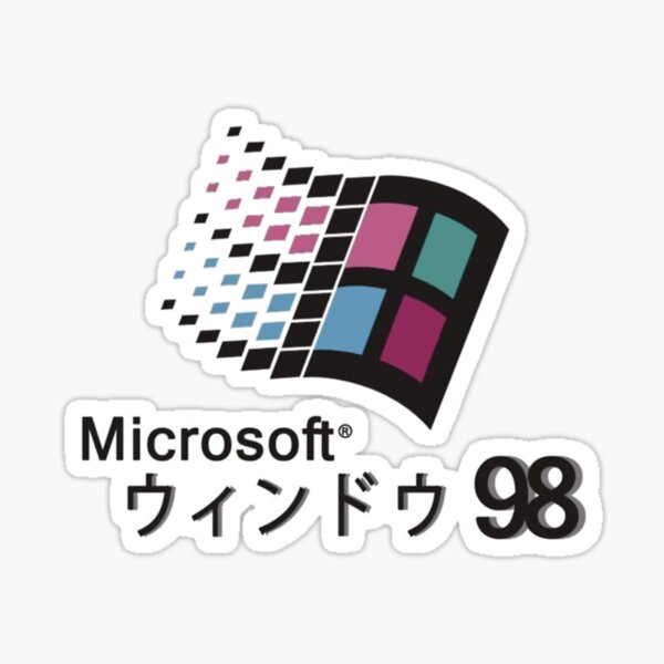 Windows 98 Stickers Redbubble