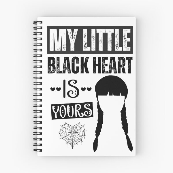 Item preview, Wednesday Valentines - My Little Black Heart designed and sold by humnoo.