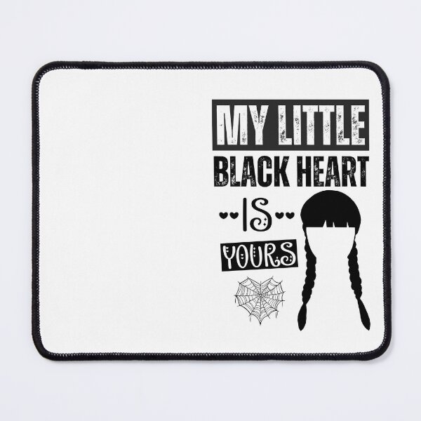 Item preview, Wednesday Valentines - My Little Black Heart designed and sold by humnoo.