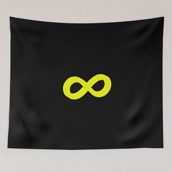 Item preview, Yellow Infinity Symbol designed and sold by LEOEXPRESS.