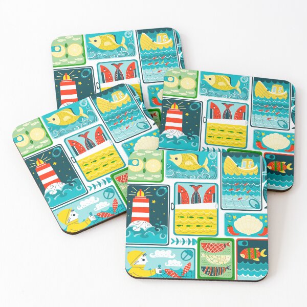 Item preview, vintage fish can designed and sold by Angela Sbandelli.