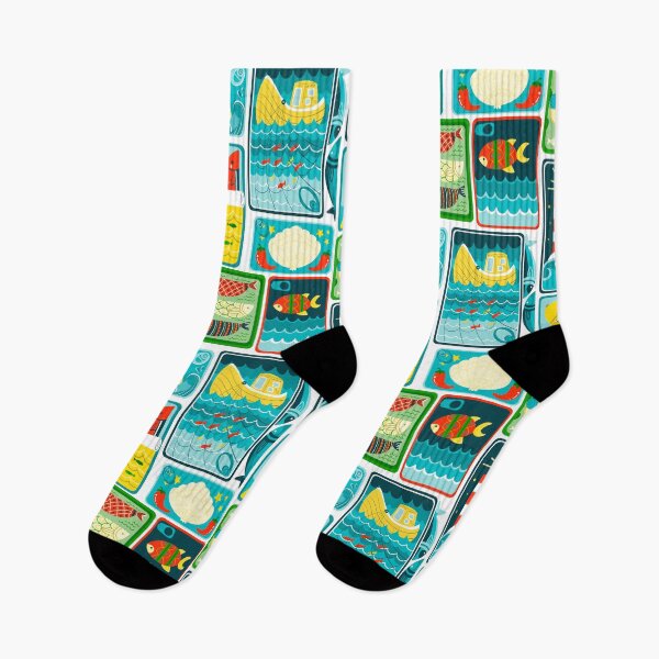 Item preview, vintage fish can designed and sold by Angela Sbandelli.