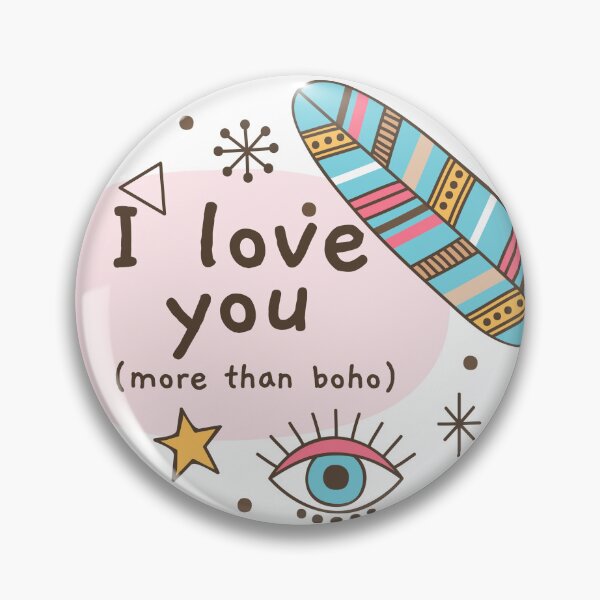 Item preview, I love you (more than boho) - Love Sticker - San Valentine Day - Boho Style - My Love designed and sold by DoskiStore.