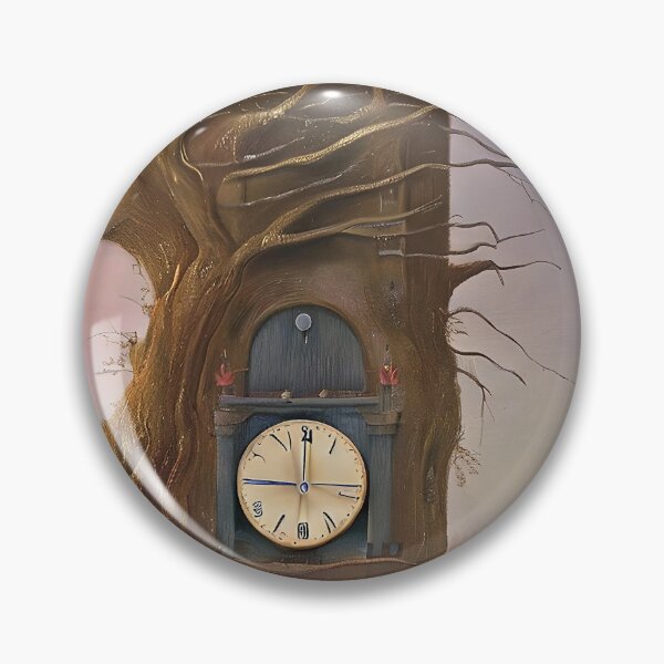 Item preview, Fantasy about tree, cat and clock designed and sold by bogfl.