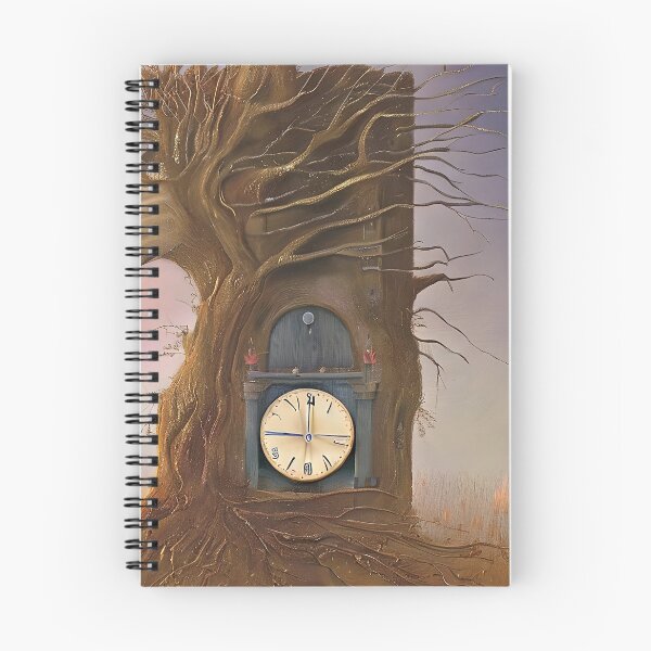 Item preview, Fantasy about tree, cat and clock designed and sold by bogfl.