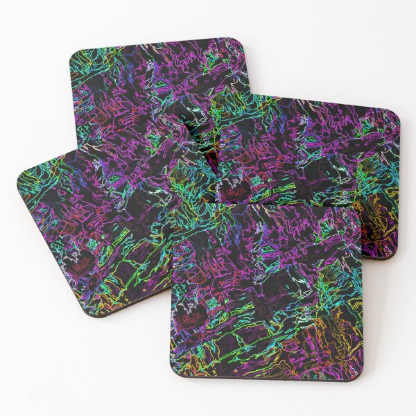 Item preview, Abstract Glowing Light Strings. designed and sold by KellysComColors.