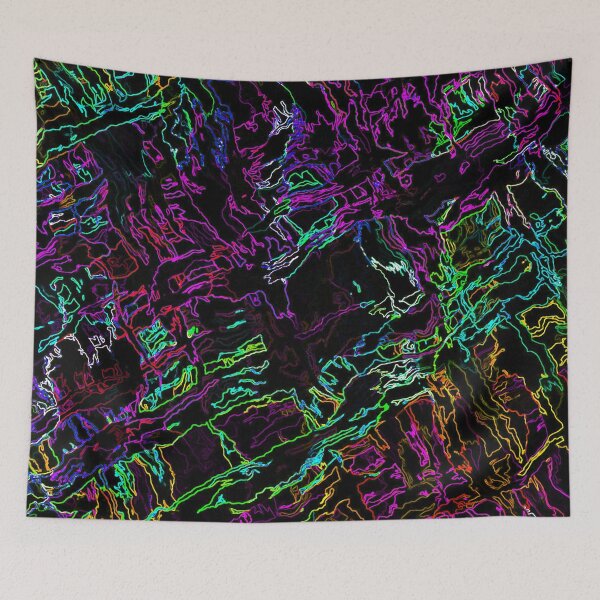 Item preview, Abstract Glowing Light Strings. designed and sold by KellysComColors.