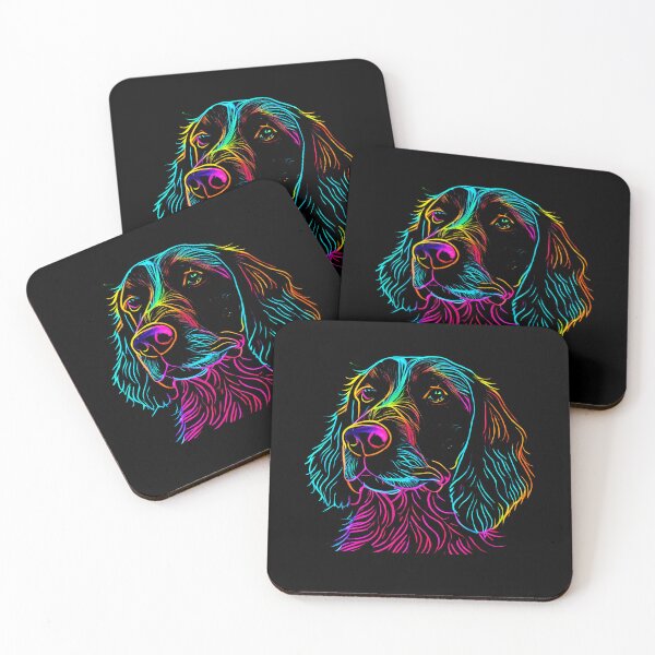 Item preview, German Longhaired Pointer Dog Colorful Paint Splash designed and sold by rafaeltto.