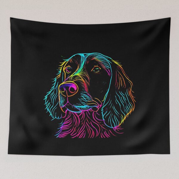 Item preview, German Longhaired Pointer Dog Colorful Paint Splash designed and sold by rafaeltto.