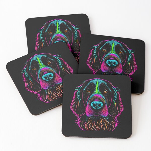 Item preview, German Longhaired Pointer Dog Colorful Paint Splash designed and sold by rafaeltto.