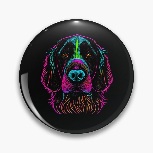 Item preview, German Longhaired Pointer Dog Colorful Paint Splash designed and sold by rafaeltto.