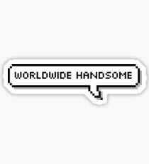Worldwide Handsome Sticker