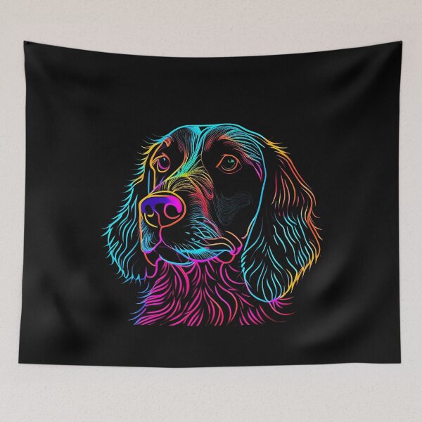Item preview, German Longhaired Pointer Dog Colorful Paint Splash designed and sold by rafaeltto.