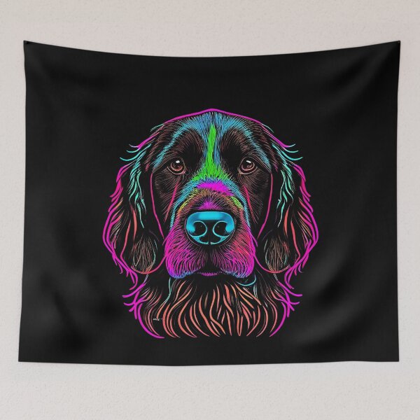 Item preview, German Longhaired Pointer Dog Colorful Paint Splash designed and sold by rafaeltto.