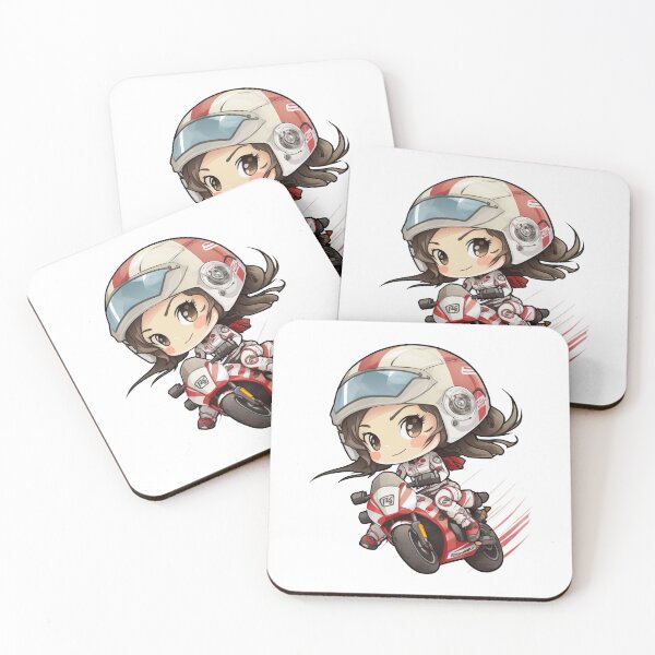 Item preview, Chibi Motorcycle Racer Girl designed and sold by TheChibiStore.