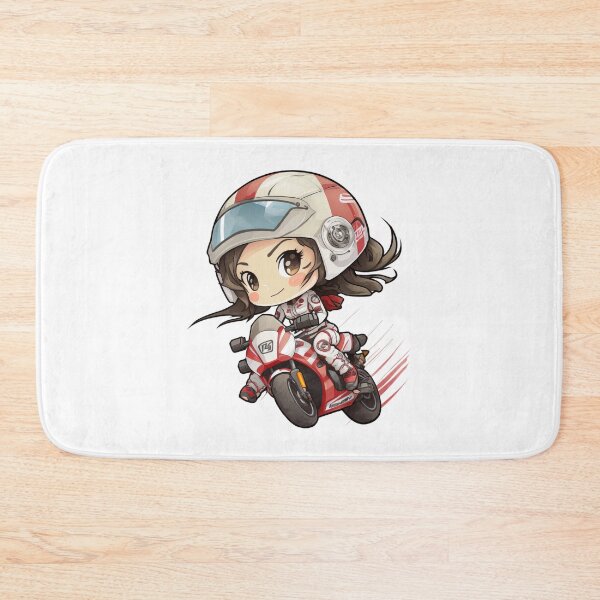 Item preview, Chibi Motorcycle Racer Girl designed and sold by TheChibiStore.