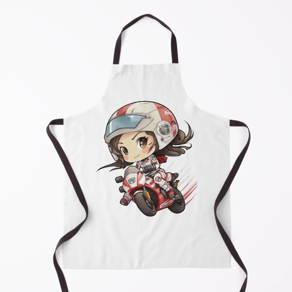 Item preview, Chibi Motorcycle Racer Girl designed and sold by TheChibiStore.