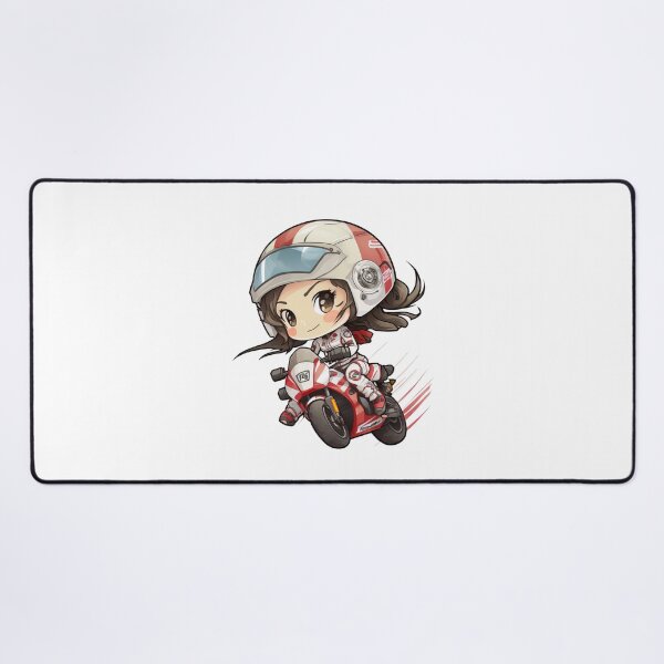 Item preview, Chibi Motorcycle Racer Girl designed and sold by TheChibiStore.