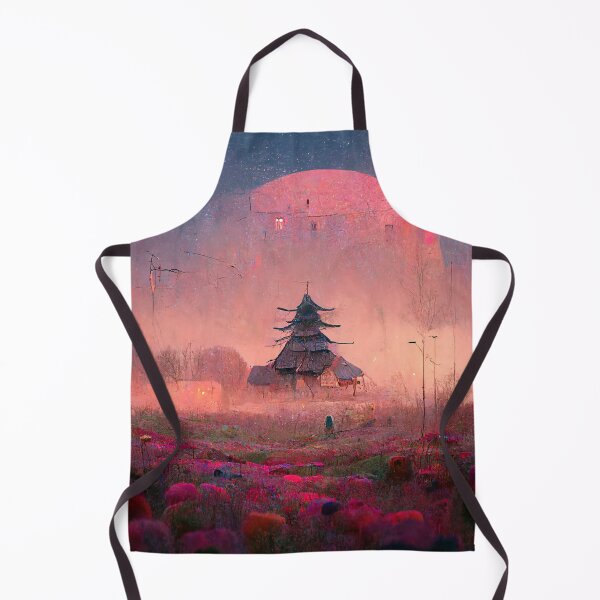 Item preview, Red Moon Castle at Dusk designed and sold by D3monic.