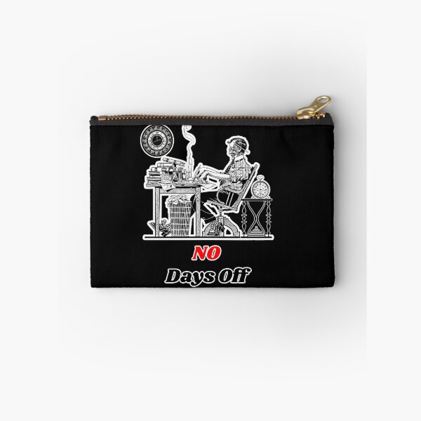 Item preview, 'No Days Off' Corporate Workaholic Design - Retro Illustration Design for T-shirts, mugs, phone cases and other accessories designed and sold by Ridiculam Toga.