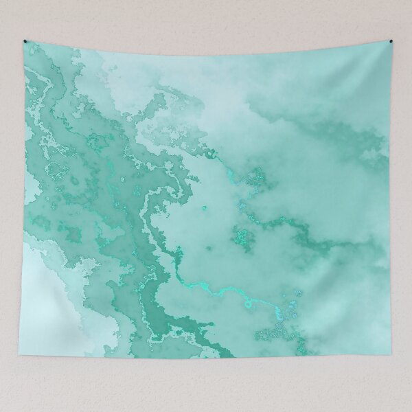 Item preview, Teal Ink Spilled Photo designed and sold by KellysComColors.