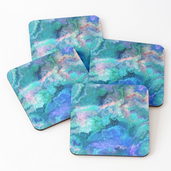 Item preview, Teal Abalone Shell Painting designed and sold by KellysComColors.