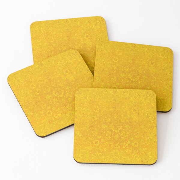 Item preview, Gold Royal Tile Wallpaper Pattern designed and sold by KellysComColors.