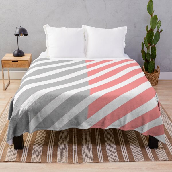 Item preview, Pink and gray stripes fashionable cool pattern designed and sold by stayartsy07.