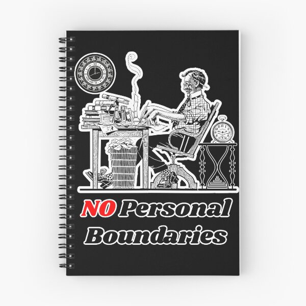 Item preview, 'No Personal Boundaries' Corporate Workaholic Design - Retro Illustration Design for T-shirts, mugs, phone cases and other accessories designed and sold by Ridiculam Toga.