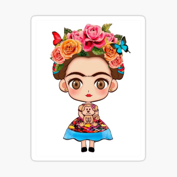 Item preview, FRIDA CARTOON MEXICAN  designed and sold by incheerdesigns.
