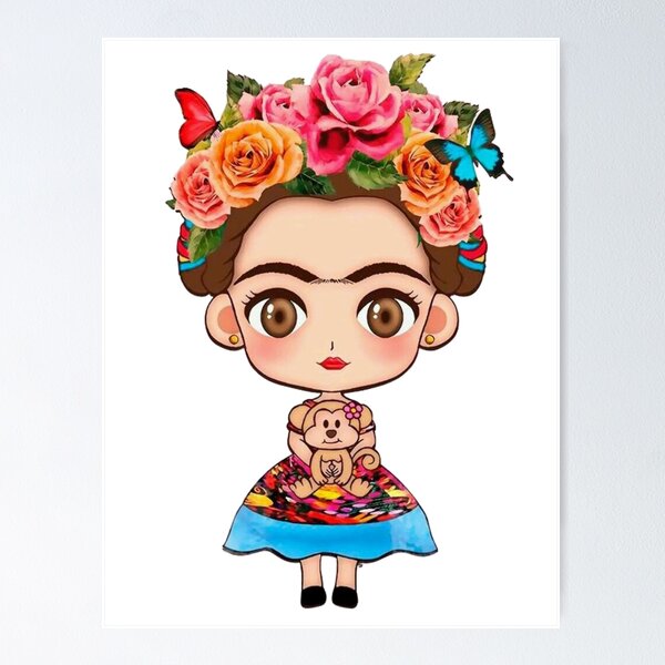Item preview, FRIDA CARTOON MEXICAN  designed and sold by incheerdesigns.