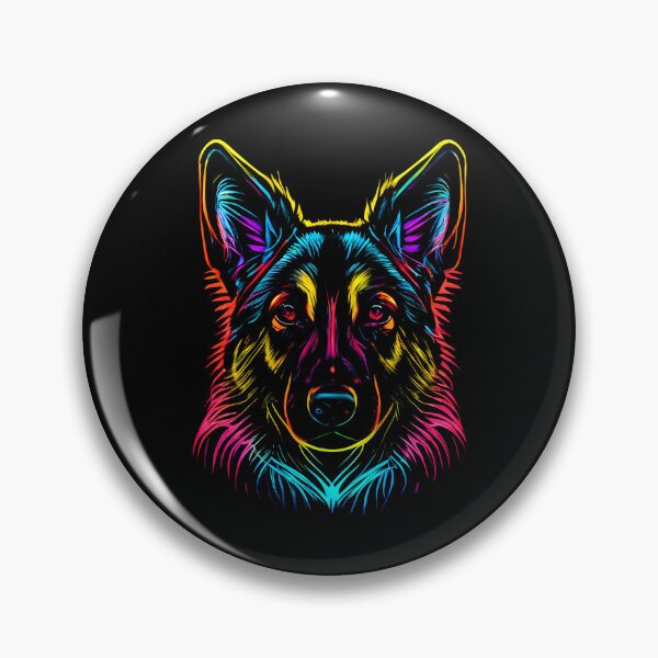 Artikelvorschau, German Shepherd Dog Colorful Paint Splash entworfen und verkauft von rafaeltto.