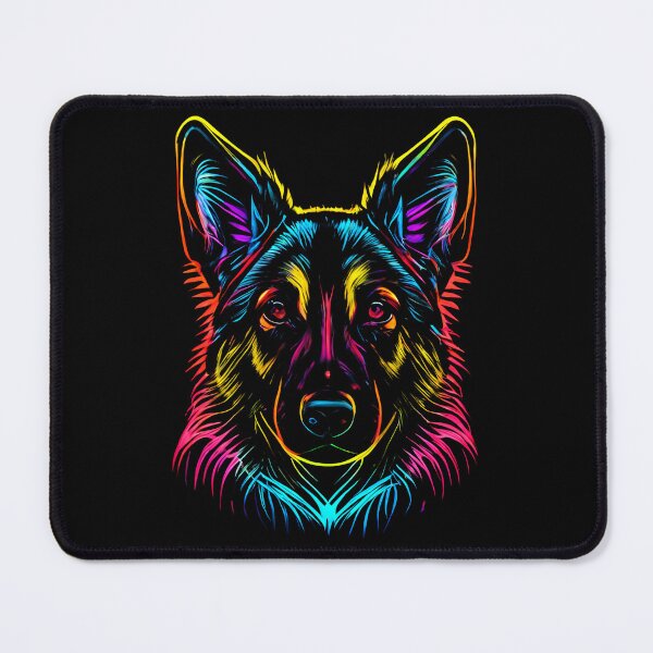 Artikelvorschau, German Shepherd Dog Colorful Paint Splash entworfen und verkauft von rafaeltto.