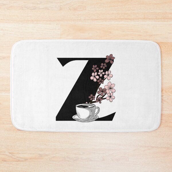 Item preview, Floral Coffee Monogram Letter Z designed and sold by Coffee Lifestyle.