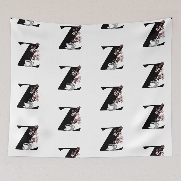 Item preview, Floral Coffee Monogram Letter Z designed and sold by Coffee Lifestyle.