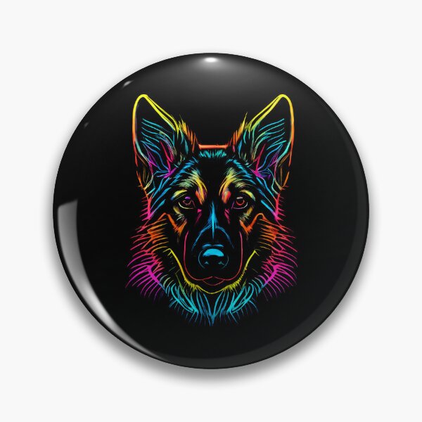 Artikelvorschau, German Shepherd Dog Colorful Paint Splash entworfen und verkauft von rafaeltto.
