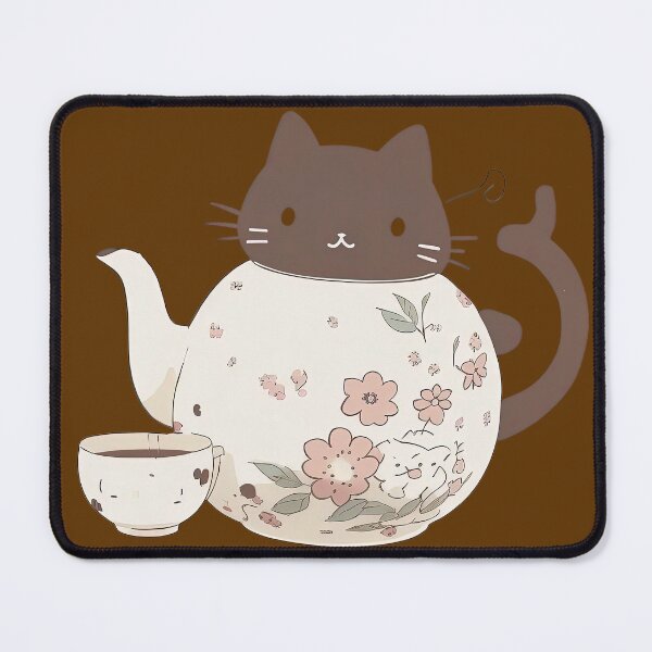 Item preview, Cute Cat Tea Kawaii Anime designed and sold by Juliascutecornr.