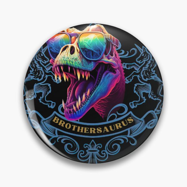 Item preview, BrotherSaurus T Rex Dinosaur with Sunglasses Vintage Funny designed and sold by CoyoteStudio.