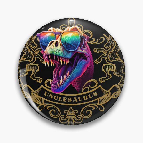 Item preview, UncleSaurus T Rex Dinosaur with Sunglasses Vintage Funny designed and sold by CoyoteStudio.