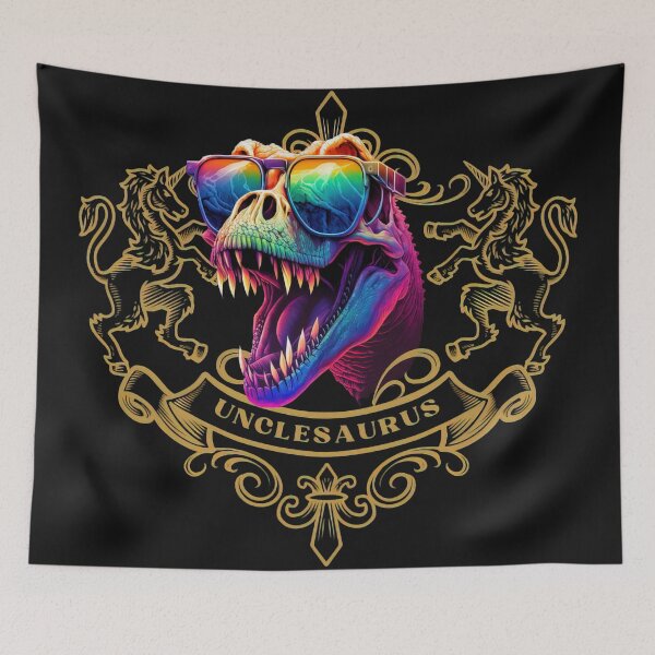 Item preview, UncleSaurus T Rex Dinosaur with Sunglasses Vintage Funny designed and sold by CoyoteStudio.