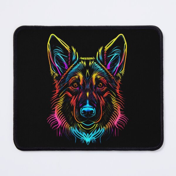 Artikelvorschau, German Shepherd Dog Colorful Paint Splash entworfen und verkauft von rafaeltto.