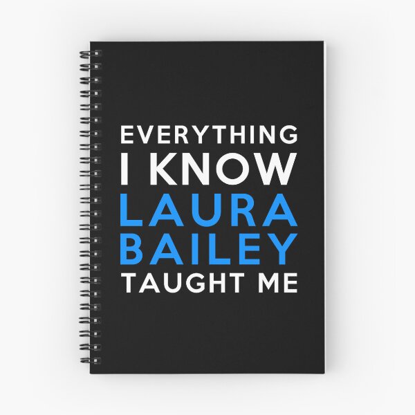 Item preview, Laura Bailey - Everything i know designed and sold by 2Girls1Shirt.