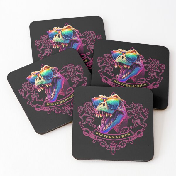 Item preview, SisterSaurus T Rex Dinosaur with Sunglasses Vintage Funny designed and sold by CoyoteStudio.